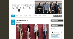 Desktop Screenshot of newthreadquartet.com