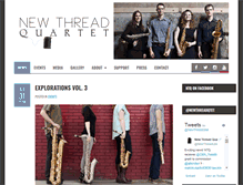 Tablet Screenshot of newthreadquartet.com